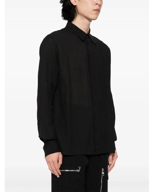 FREI-MUT Black Strait Shirt for men