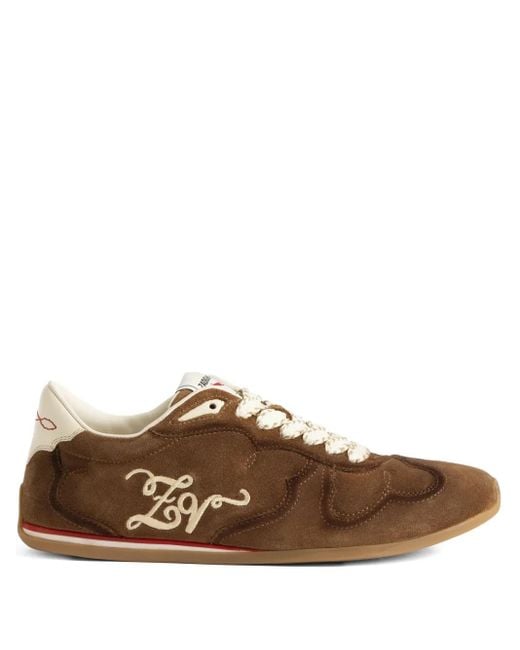 Zadig & Voltaire Brown Baskets Dance À Broderies