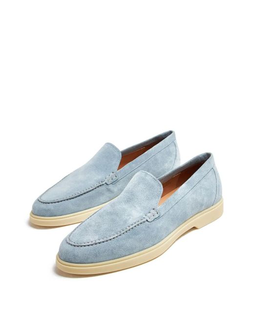 Magnanni Shoes Blue Sophie Loafers