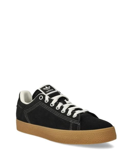 Adidas Black Stan Smith Cs Suede Sneakers for men