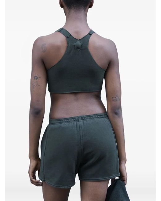 GREG ROSS Star-Embellished Racerback Tank Top in Gray | Lyst