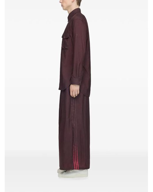 Y-3 Purple 3-Stripes Overshirt