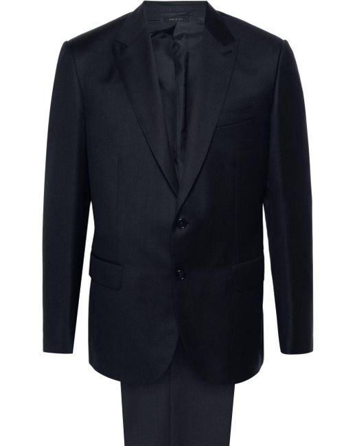 Brioni Blue Twill Wool Suit for men