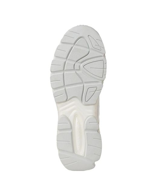 Karl Lagerfeld White Orion Leather Sneakers for men