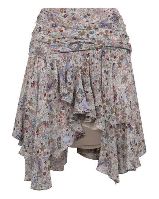 Isabel Marant ラッフル スカート Gray