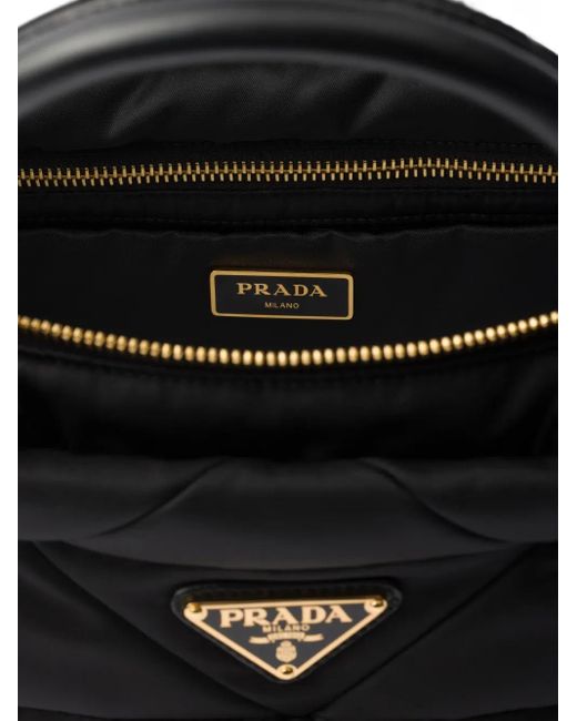 Prada Black Medium Re-Nylon Padded Tote Bag