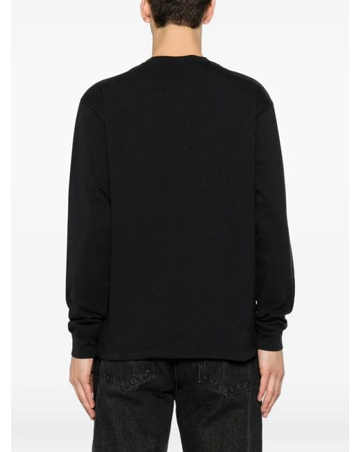 Neighborhood Black Logo-Print Sweatshirt for men