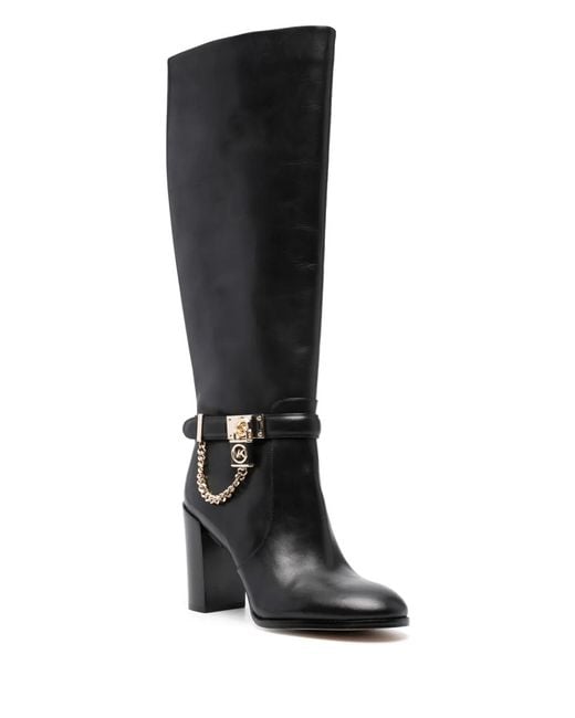 MICHAEL Michael Kors Black Hamilton Heeled Boot