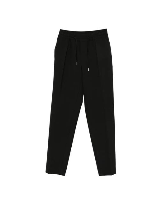 Sandro Black Drawstring Trousers for men