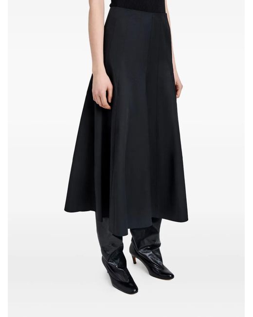 Proenza Schouler Blue Heidi Panelled Flared Skirt