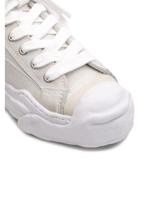 Maison Mihara Yasuhiro White Peterson Leather Sneakers