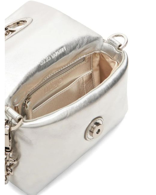Liu Jo Metallic Lapuffy Shoulder Bag