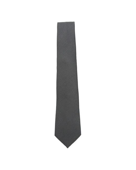 Tagliatore White Silk Tie for men