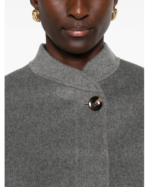 Soeur Gray Windsor Patch-Pocket Jacket
