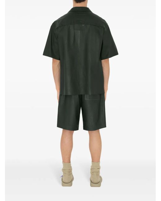 Camisa de manga larga con bolsillos Burberry de hombre de color Green