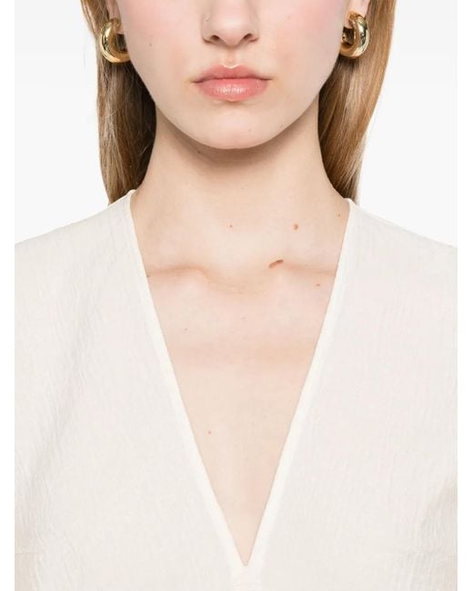 Studio Nicholson White Lise Snow Maxi Dress