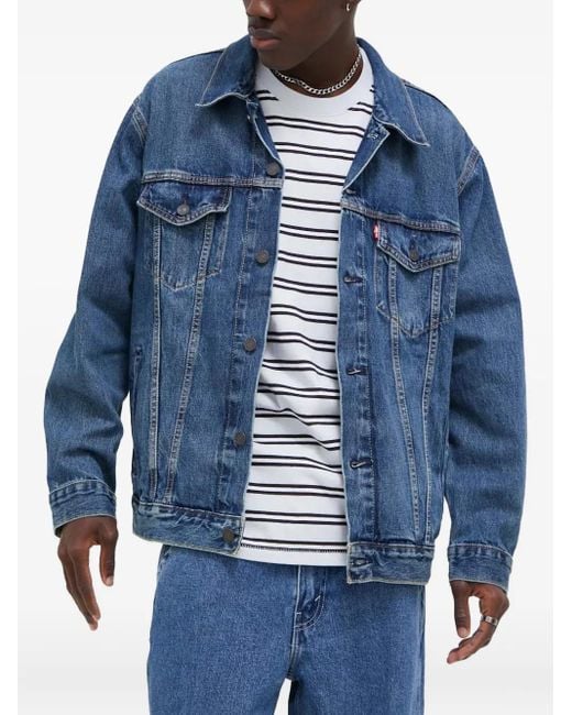 Chaqueta con bolsillo con botón Levi's de hombre de color Blue