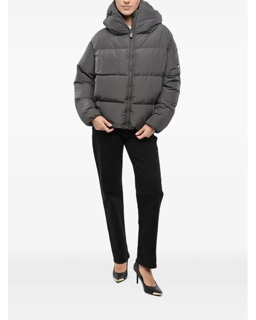 Bacon Gray Cloud Zip-Up Puffer Jacket