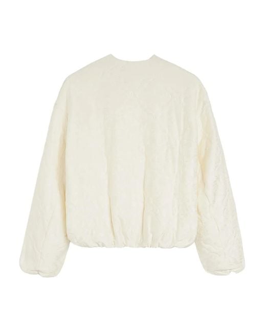 Jil Sander ボンバージャケット White