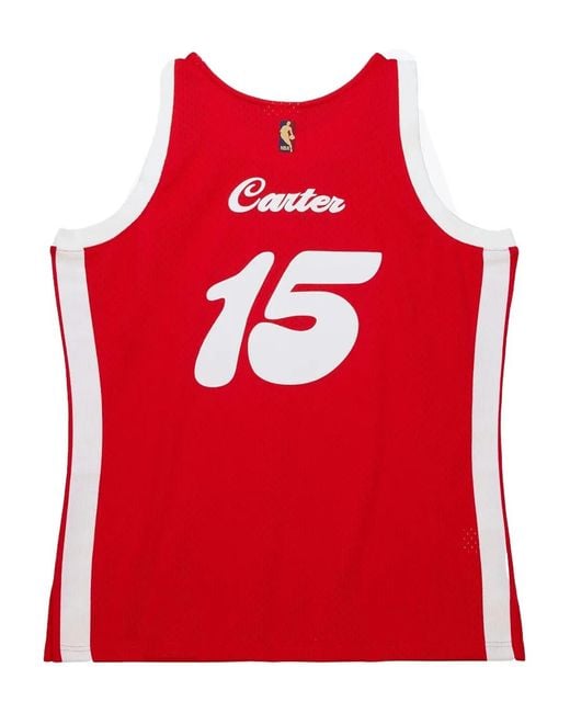 Mitchell & Ness Red Vince Carter Memphis Grizzlies 2015-16 Jersey for men