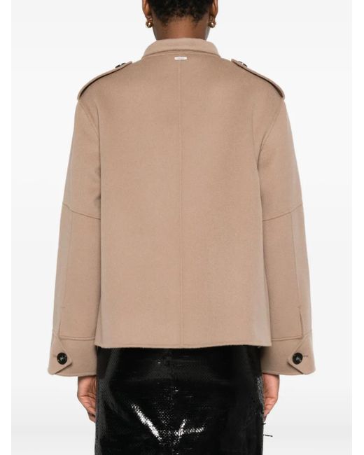 Chaqueta con bolsillo con solapa Max Mara de color Natural
