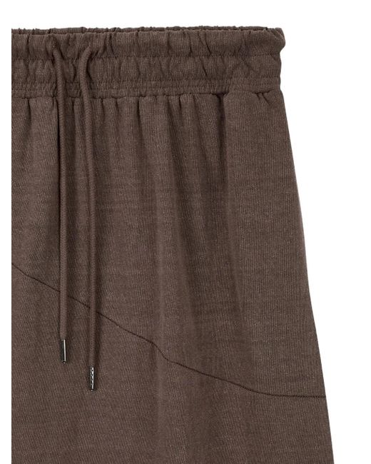 Studio Tomboy X Brown Drawstring-Waist Maxi Skirt