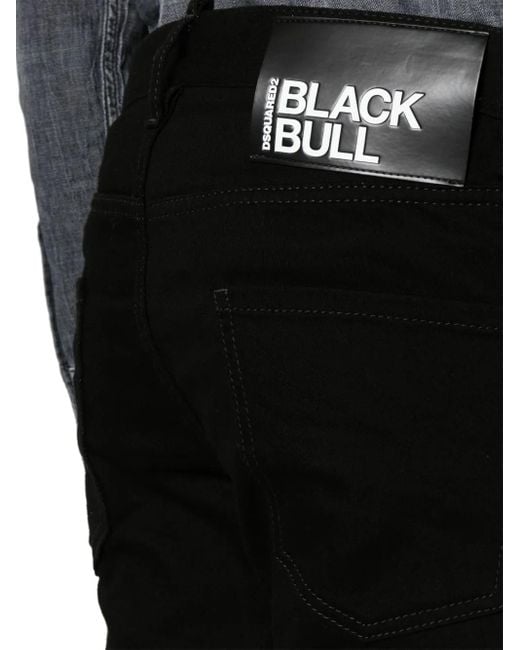 DSquared² Black Cool Guy Mid-Rise Skinny Jeans for men