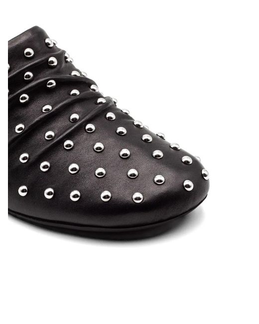 Ash Black Eloise Studded Mules