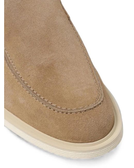Hogan Natural Suede Loafers for men