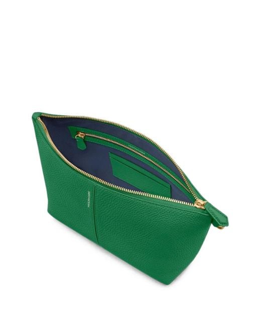 Pouch Flaire Media di Maison De Sabre in Green