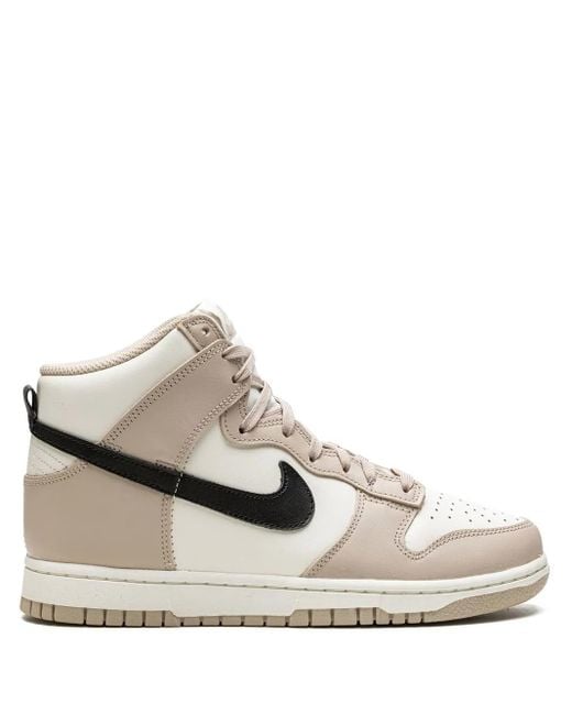Nike White Dunk High Fossil Stone (w)