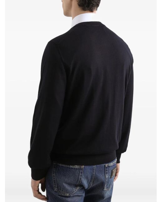 Dolce & Gabbana Black Sweater for men