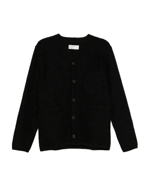 Universal Works Cardigan Mit V-Ausschnitt in Black für Herren