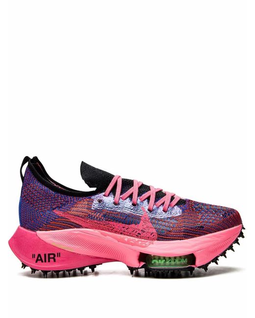 NIKE X OFF-WHITE Multicolor Air Zoom Tempo Next% Glow" Sneakers