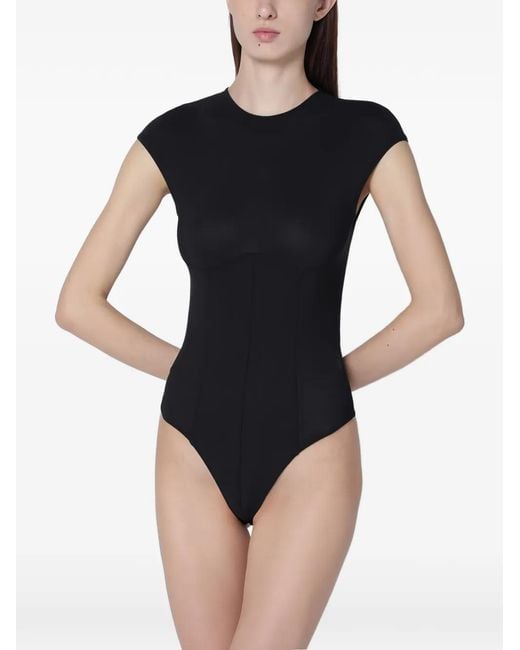 Agolde Nadia Body Met Kapmouwen in het Black