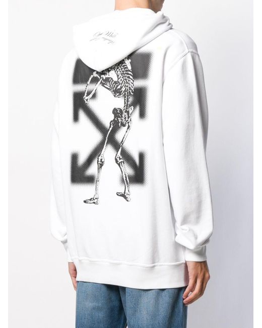 off white skeleton hoodie