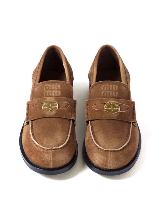 Miu Miu Brown Loafers main image 1