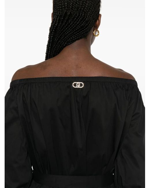 Liu Jo Black Poplin Mini Dress