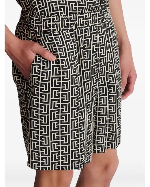 Balmain Monogramshort in het Black voor heren