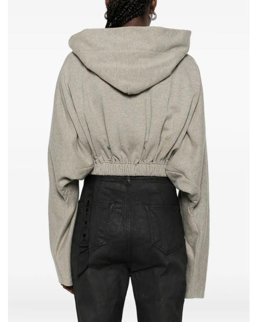 Rick Owens Hoodie Met Trekkoord in het Gray
