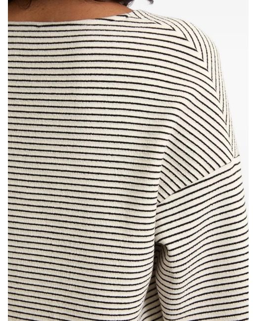 Marc O' Polo White Striped T-Shirt