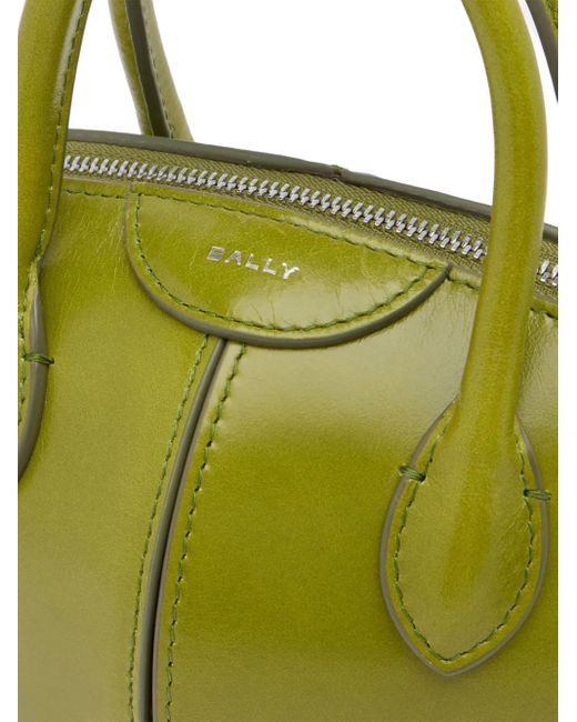 Bally Belle Tubular-handles Mini Bag in Green | Lyst