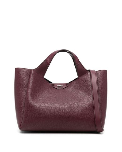 DKNY Purple Willa Tote Bag
