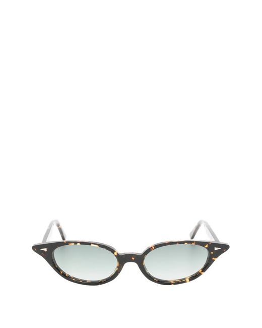 Ahlem White Tortoiseshell-Pattern Sunglasses