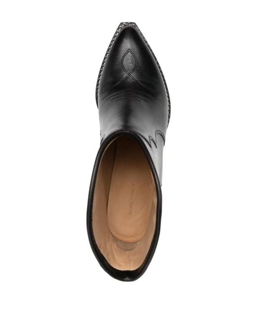Isabel Marant Black Darizo Leather Boots