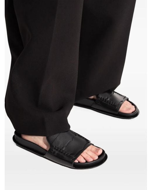 Sandali Slides The Mocassin di Jacquemus in Black