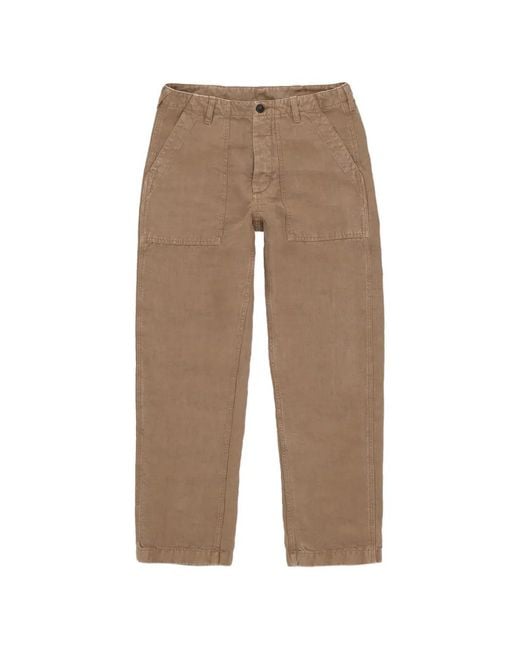 Fortela Natural Newfatigue Patch-Pocket Trousers