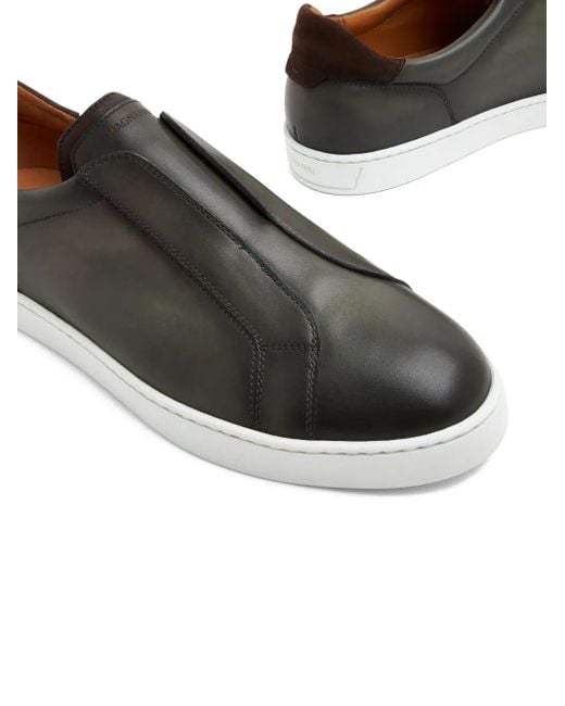 Magnanni Shoes Gray Gasol Low-Top Sneakers for men