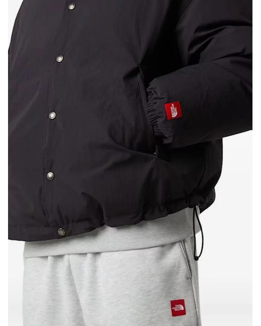 The North Face Blue Box High-Neck Press-Stud Jacket
