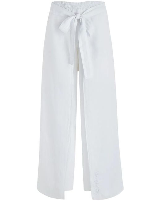 Vilebrequin White X Angelo Tarlazzi Lamiss Linen Trousers